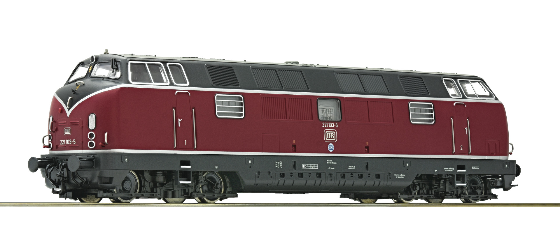 Locomotiva diesel seria 221, DB, Roco, scara H0 (1:87)